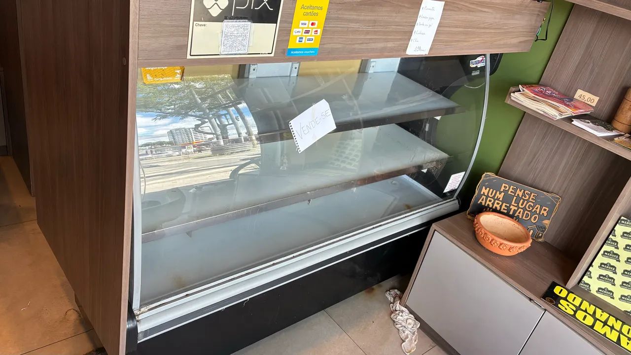 Balcão refrigerado com caixa e balcão juntos  - Foto 5