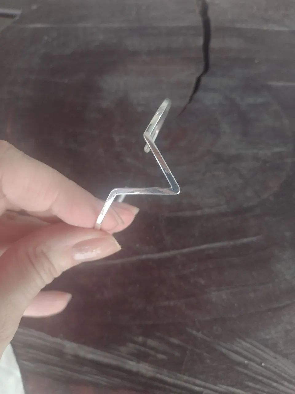 Bracelete Geométrico em Prata  - Foto 3