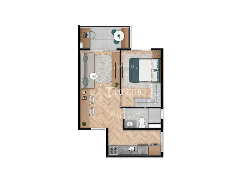 PLANTA 35m²