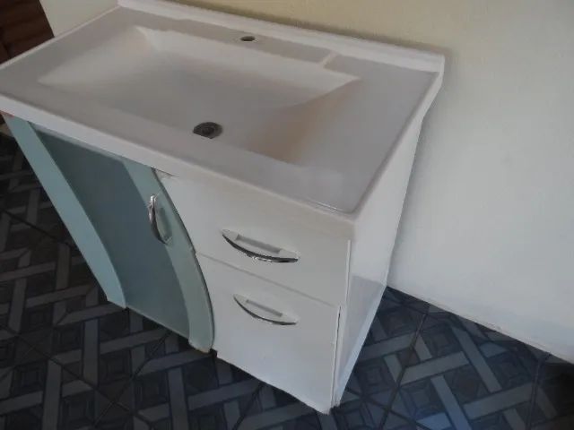 Kit Lavatório + Gabinete Fabribam  - Foto 2