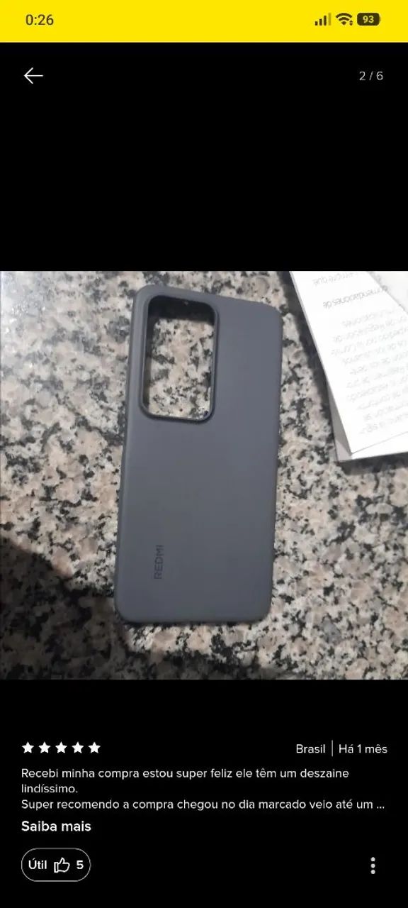 Fone + Xiaomi Redmi 15 256gb 8gb Ram+brinde Cor Cinza - Foto 4