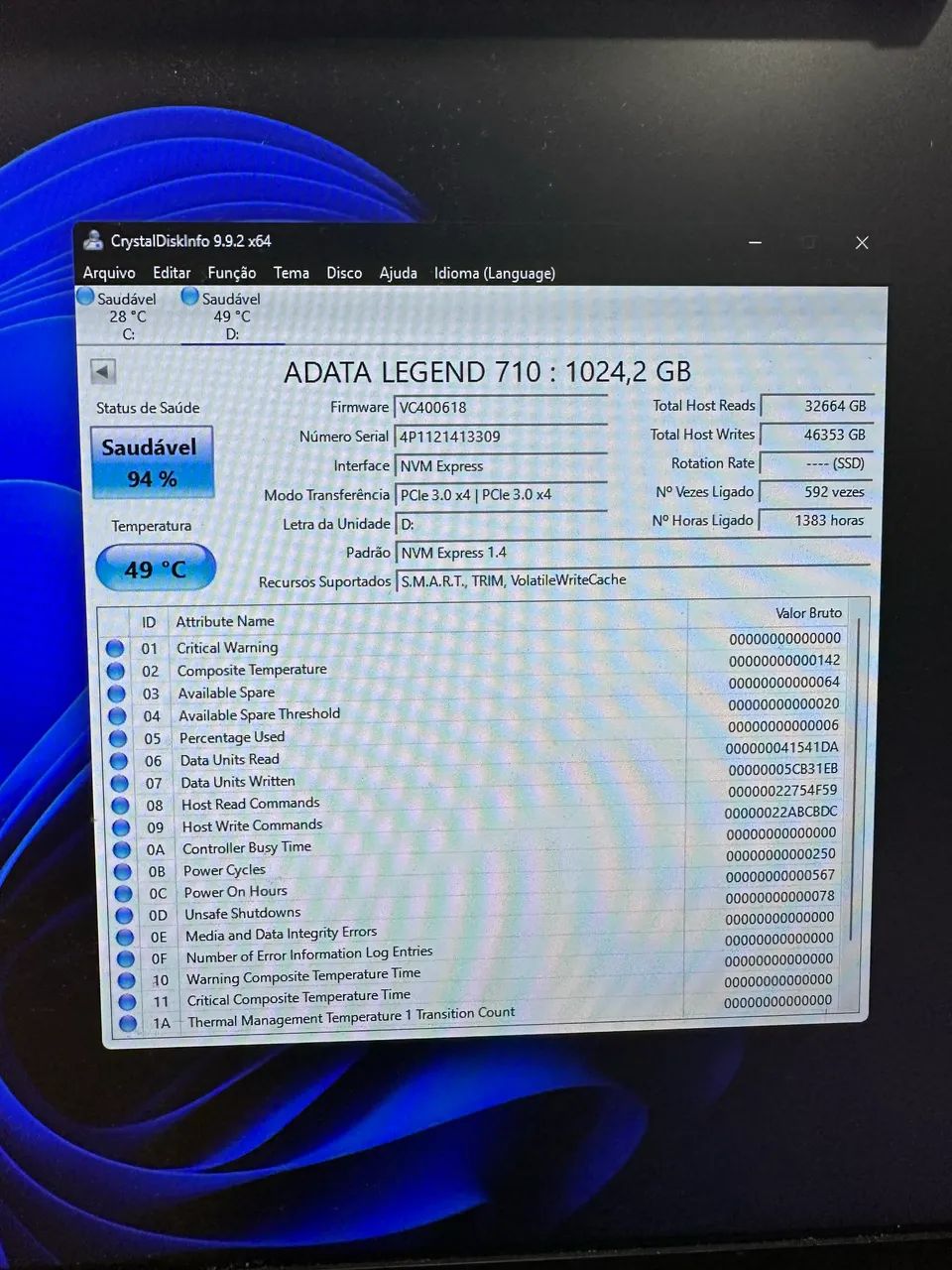 SSD NVME 1TB ADATA - Foto 2