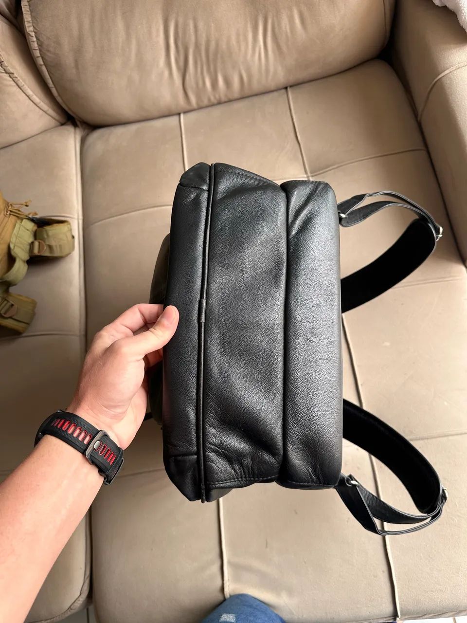 Mochila 100% couro original - COUROFINO - Foto 5