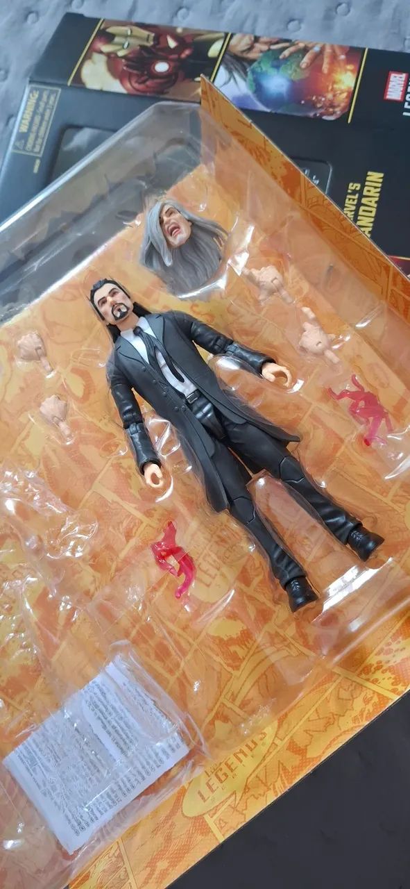 FIGURA MARVEL LS IRON MAN E MANDARIN - Foto 4