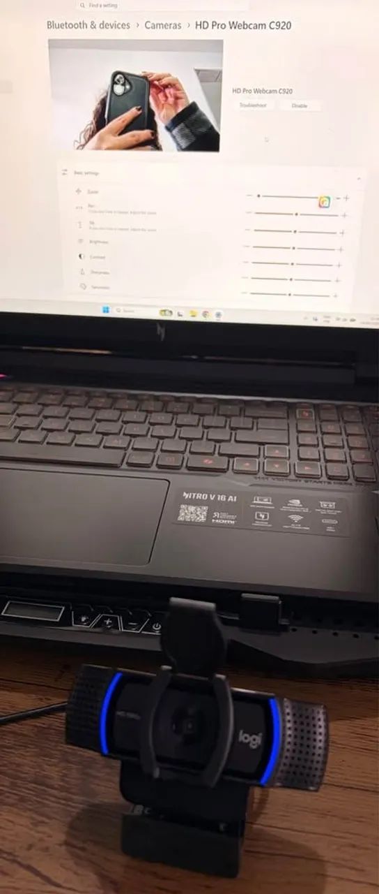 Câmera HD Pro Webcam C920 (HD 1080p) - Foto 5