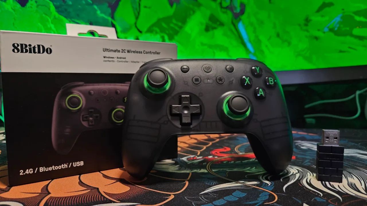 Controle 8bitdo ultimate 2C NOVO (Hall effect) - Foto 2