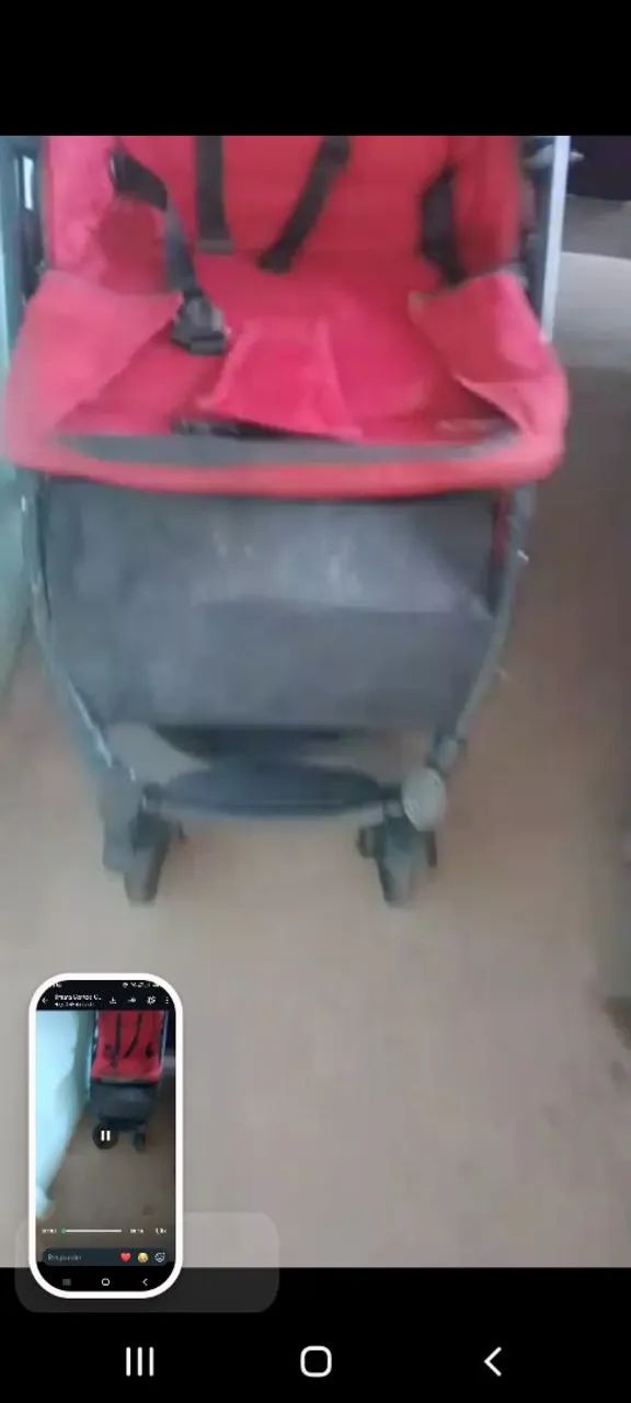 Carrinho de BB vermelho - Foto 3