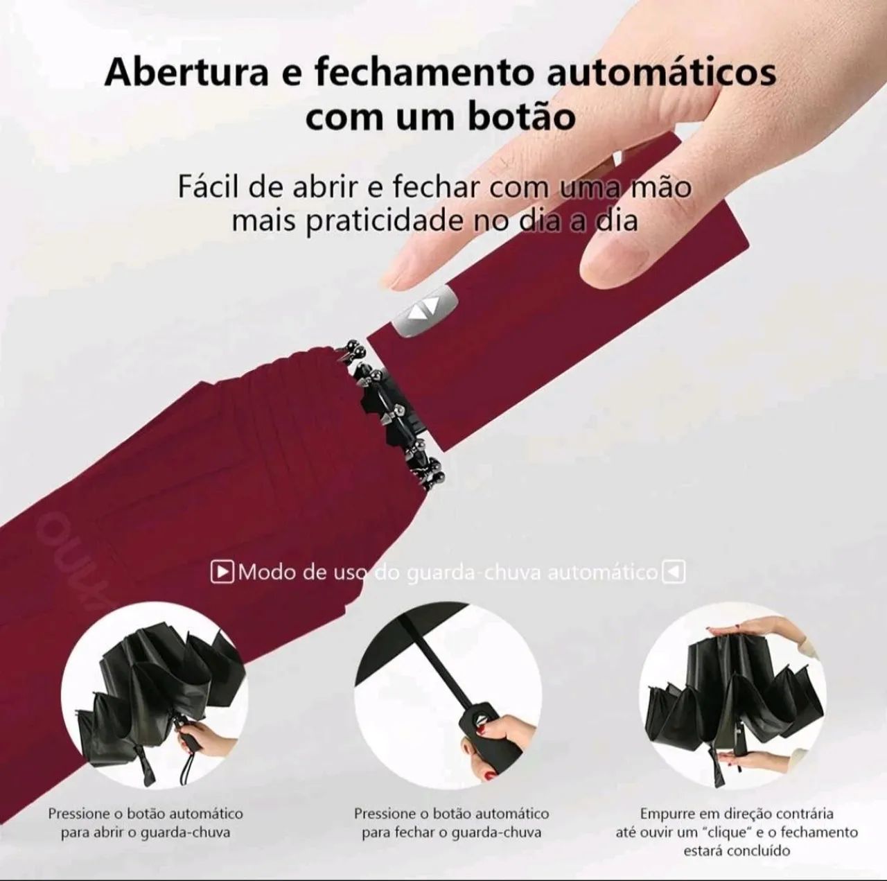 Guarda chuva automático - Foto 4