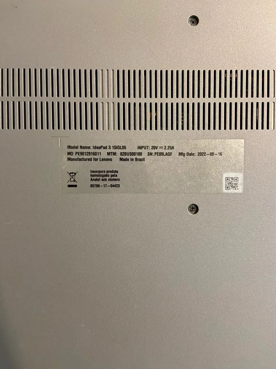 VENDO NOTEBOOK LENOVO IDEAPAD 3i - Foto 3