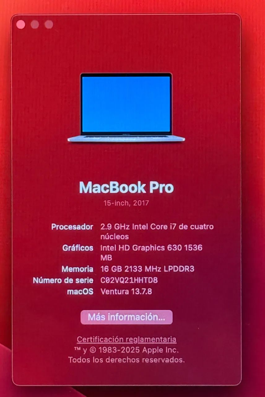 Apple MacBook Pro 15" i7 16gb 512GB - Foto 5