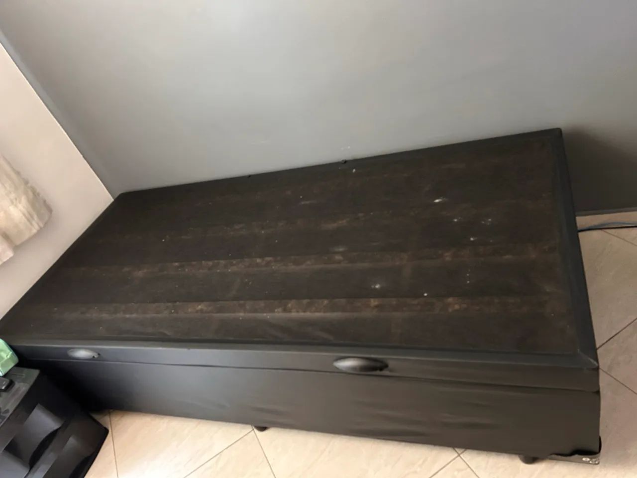 Cama de Solteiro com Colchão Ortobom