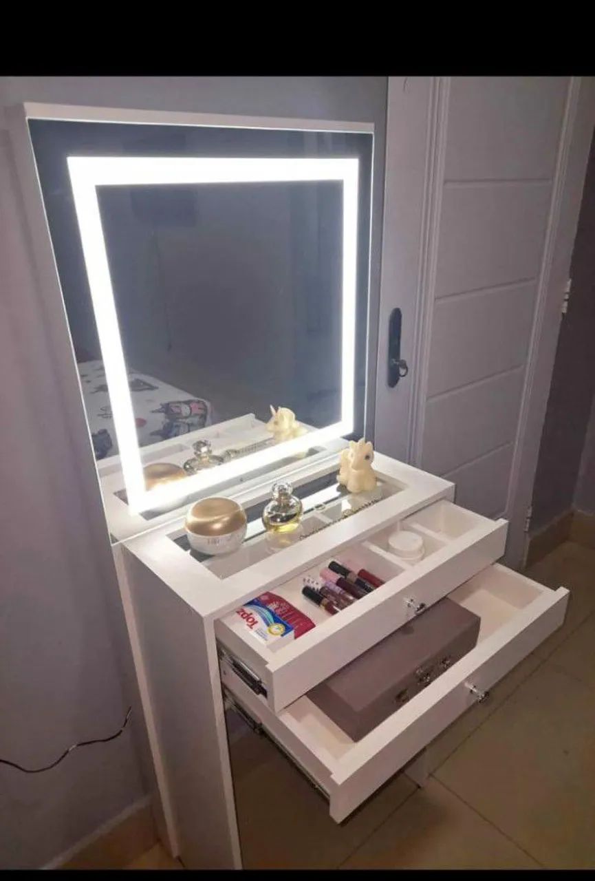 Penteadeira com luz led MDF ENTREGA GRATIS  - Foto 2