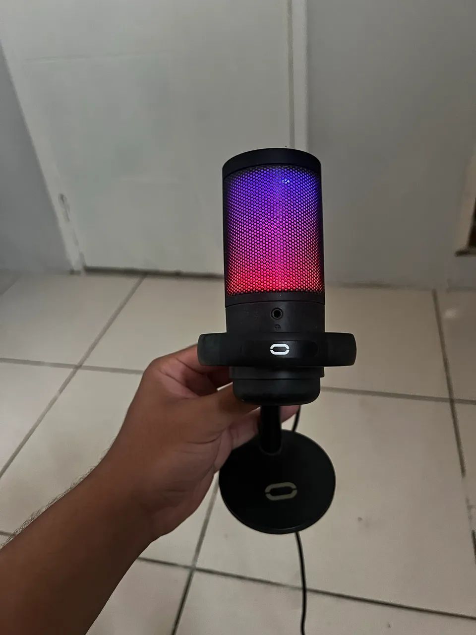 Microfone Gamer Tomate RGB USB para PC - Excelente Estado - Foto 3