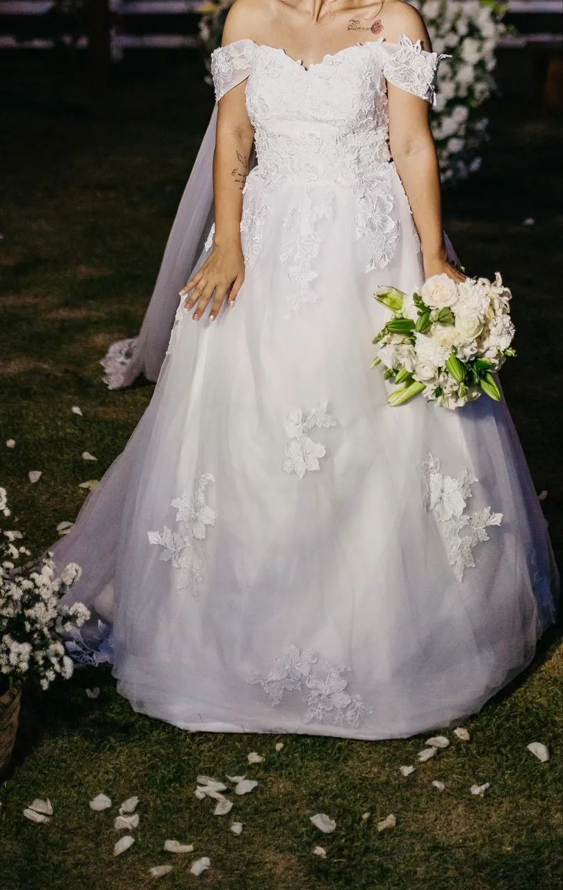 Vestido de noiva impecável - Foto 2