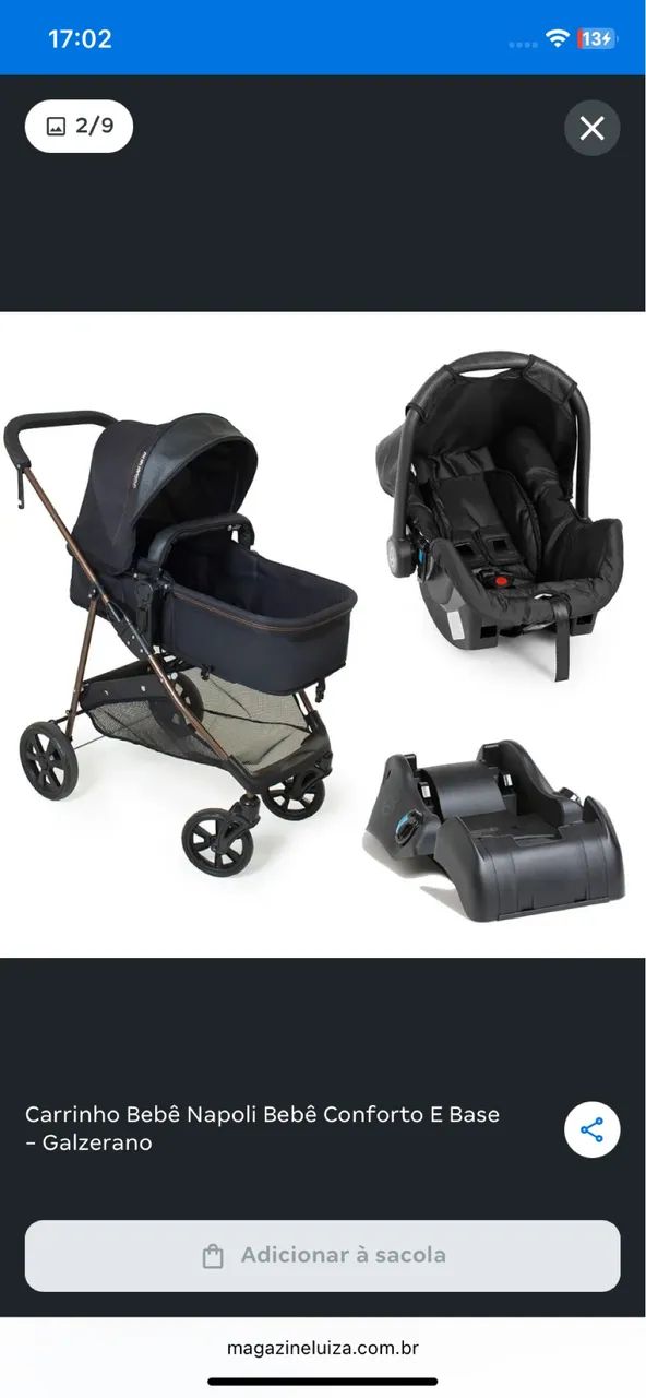 Carrinho de bebê  completo 