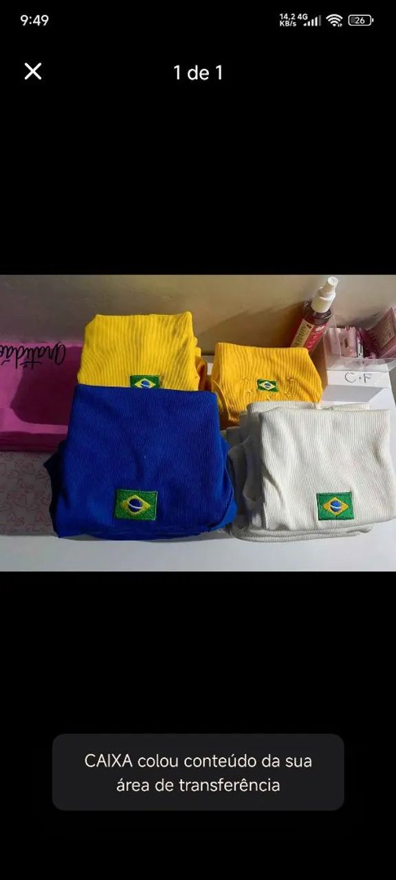 Camisa do Brasil F.