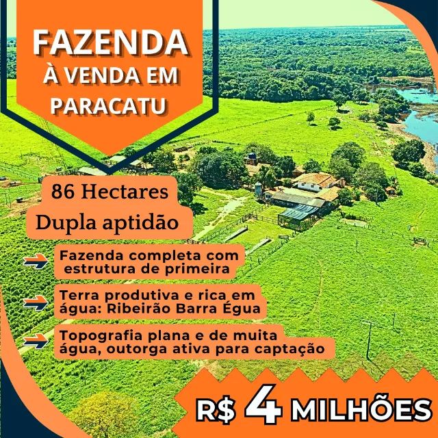 Fazenda entre Unaí e Paracatu-Mg