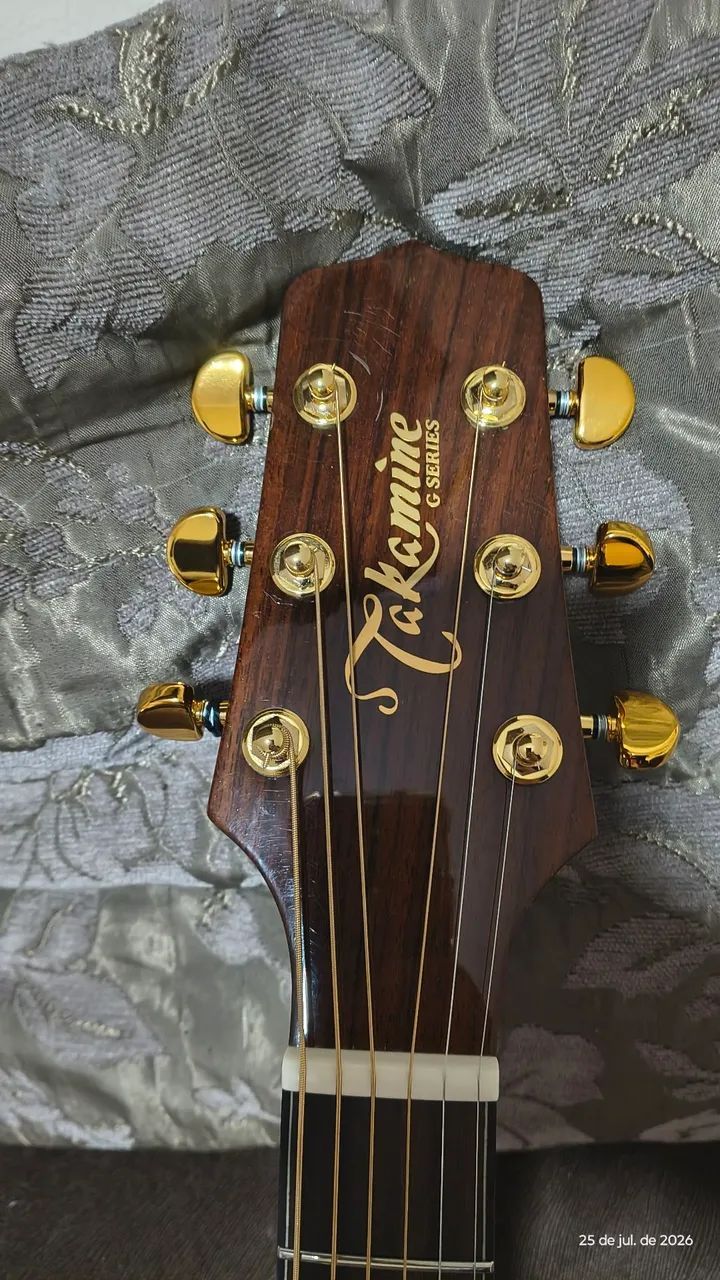 Violão Takamine eg406 Parlor - Foto 4