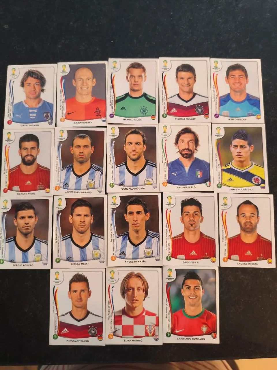 Figurinhas avulsas - Craques copa 2014 (Originais)