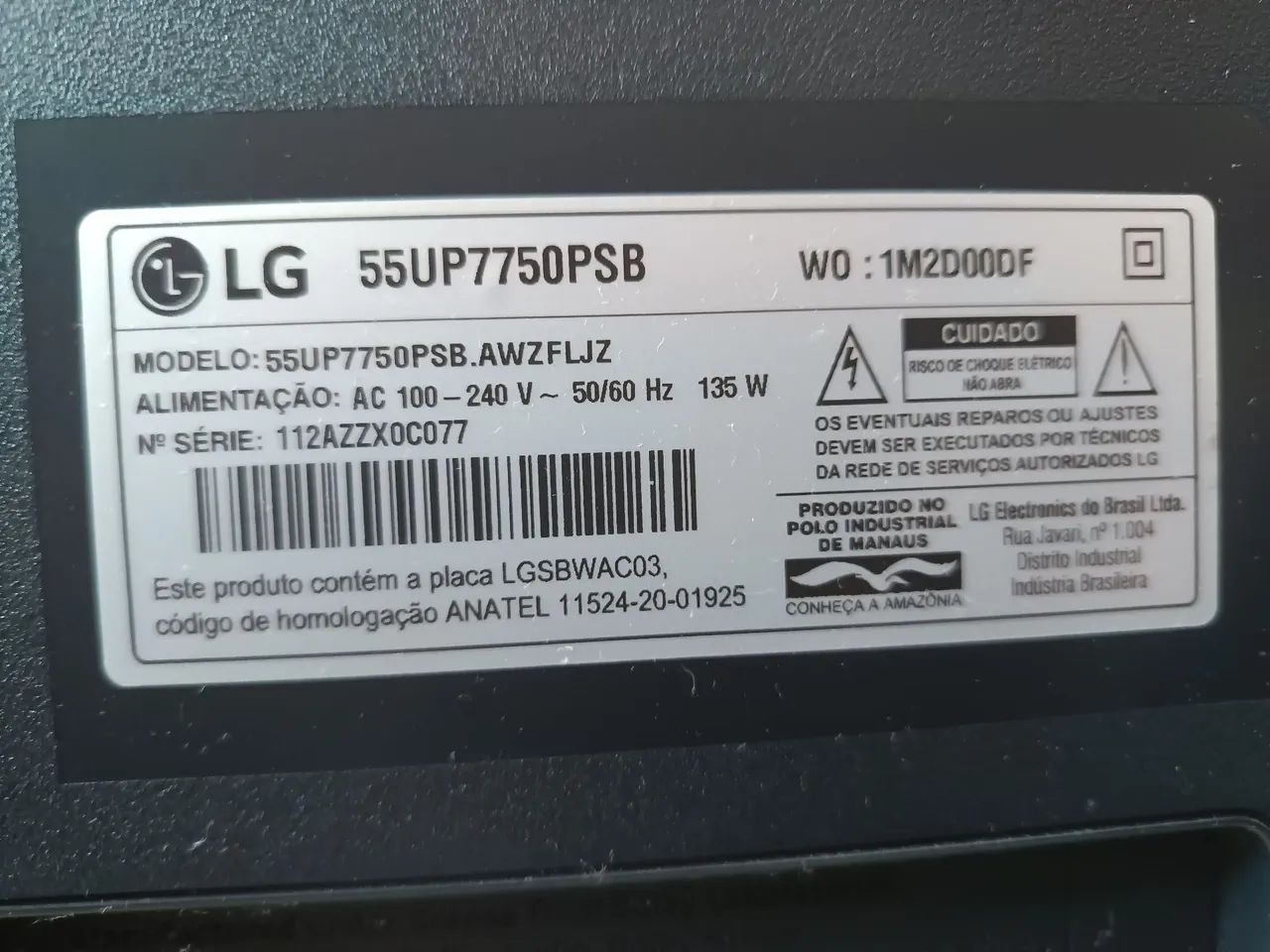Smart TV LG 55" - COM PROBLEMA  - Foto 3
