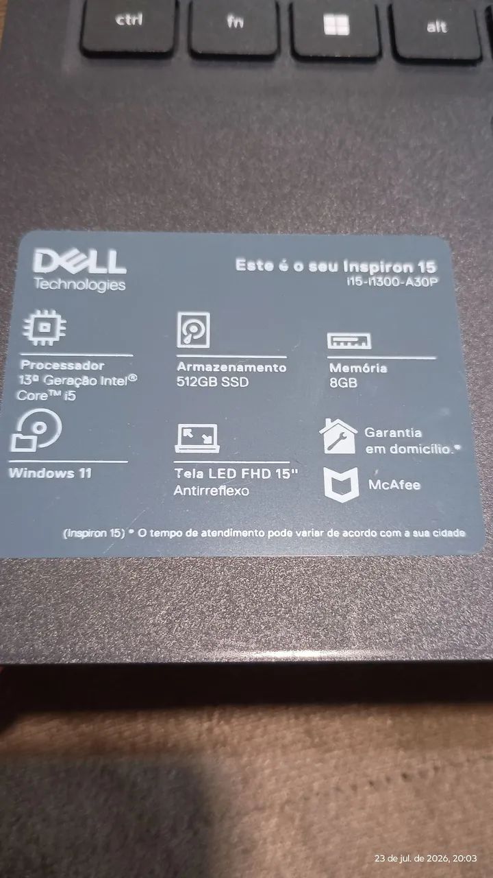 Notebook Dell