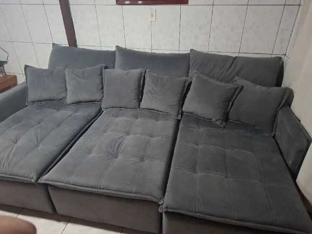 Sofá retrátil e reclinável