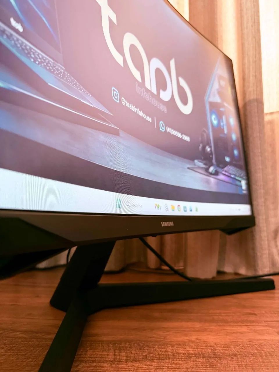 Monitor Gamer Samsung Odyssey G5 27" Polegadas Curvo 165Hz - Foto 4