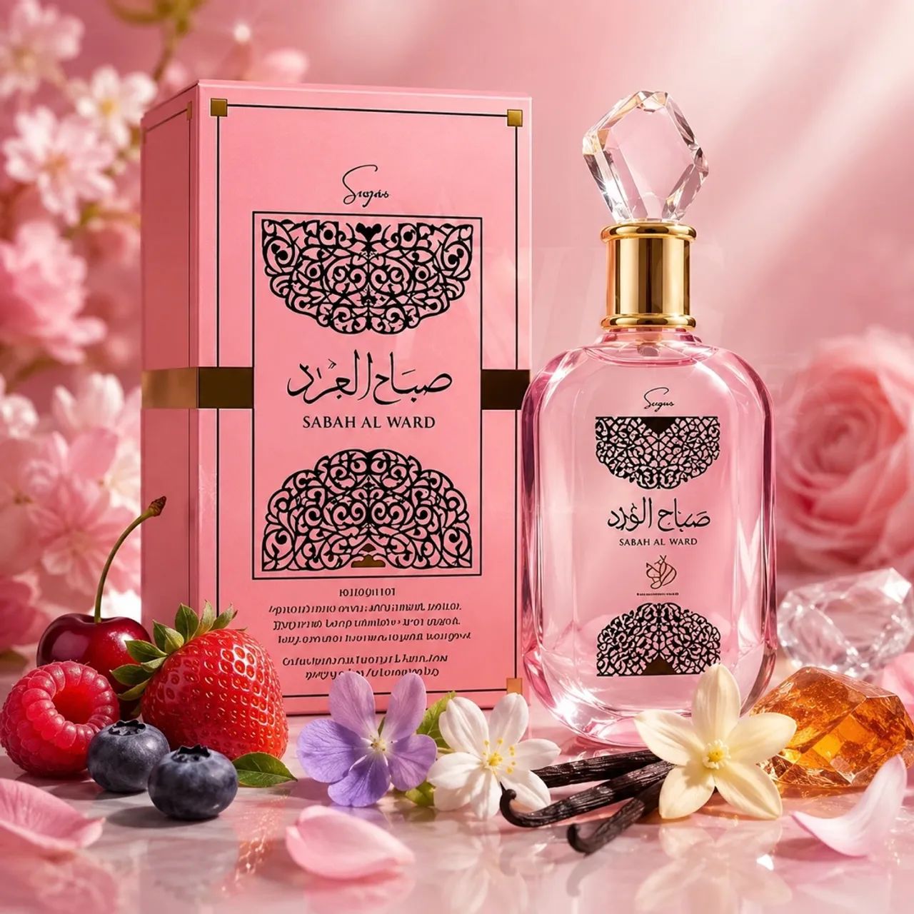 Perfume Árabe Sabah Al Ward rose