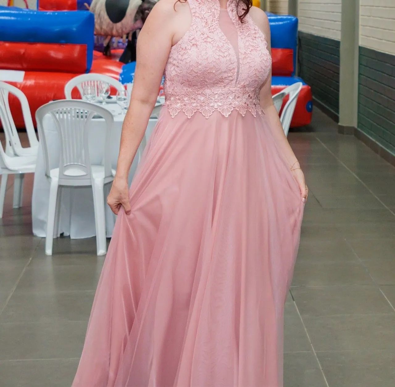 Vestido de festa em tule Rose GG - Foto 5