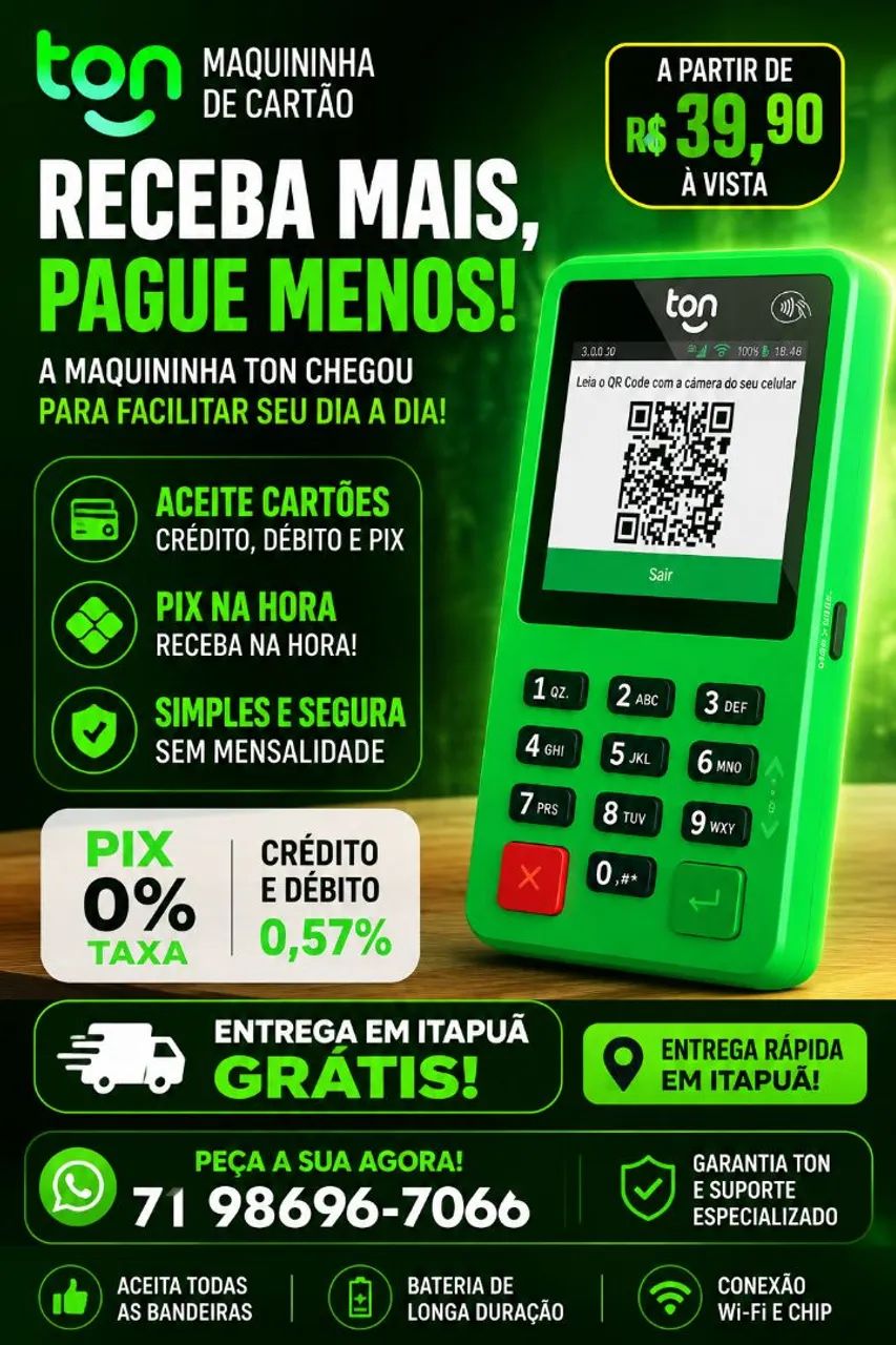 Máquina de cartão com Internet gratis