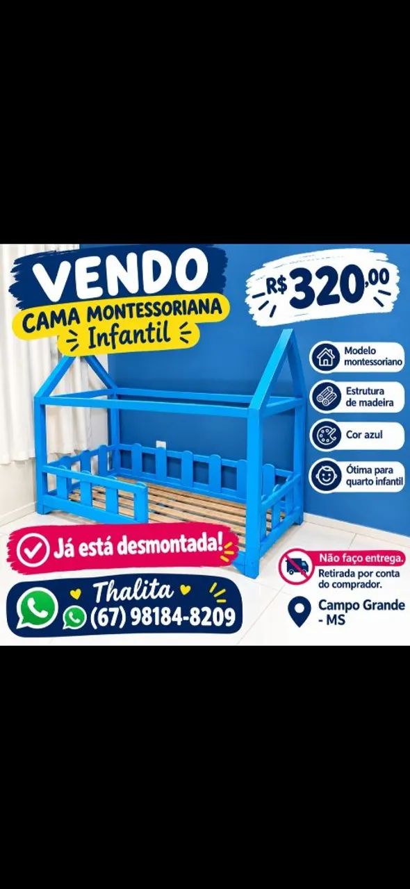 Vendo cama infantil montessoriana 