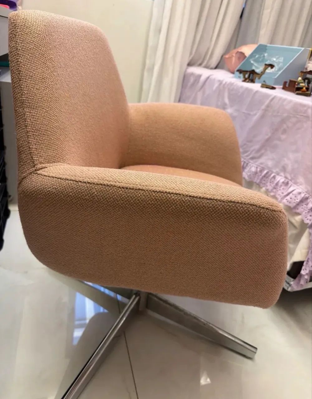 Poltrona rosa bebê  - Foto 4