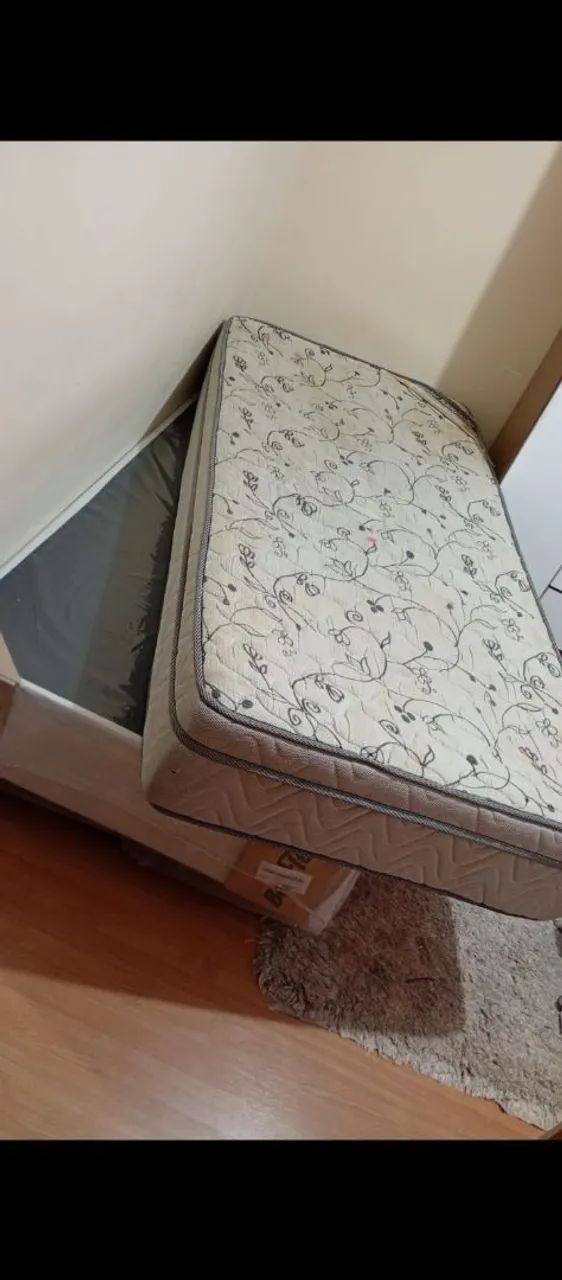 Base e colchão solteiro. - Foto 2