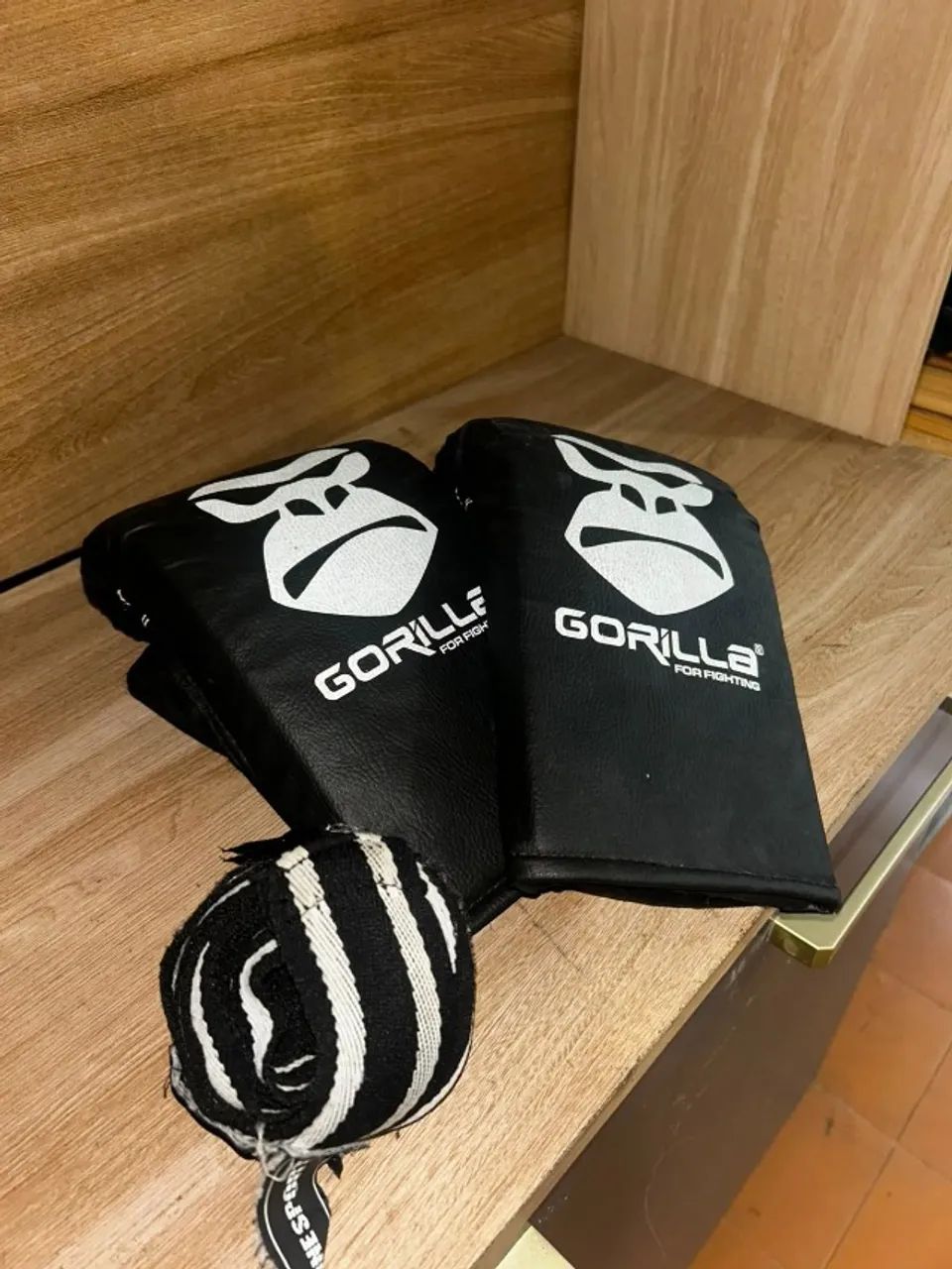 Luvas de Saco de Pancada Gorilla for Fighting + Bandagem - Foto 5