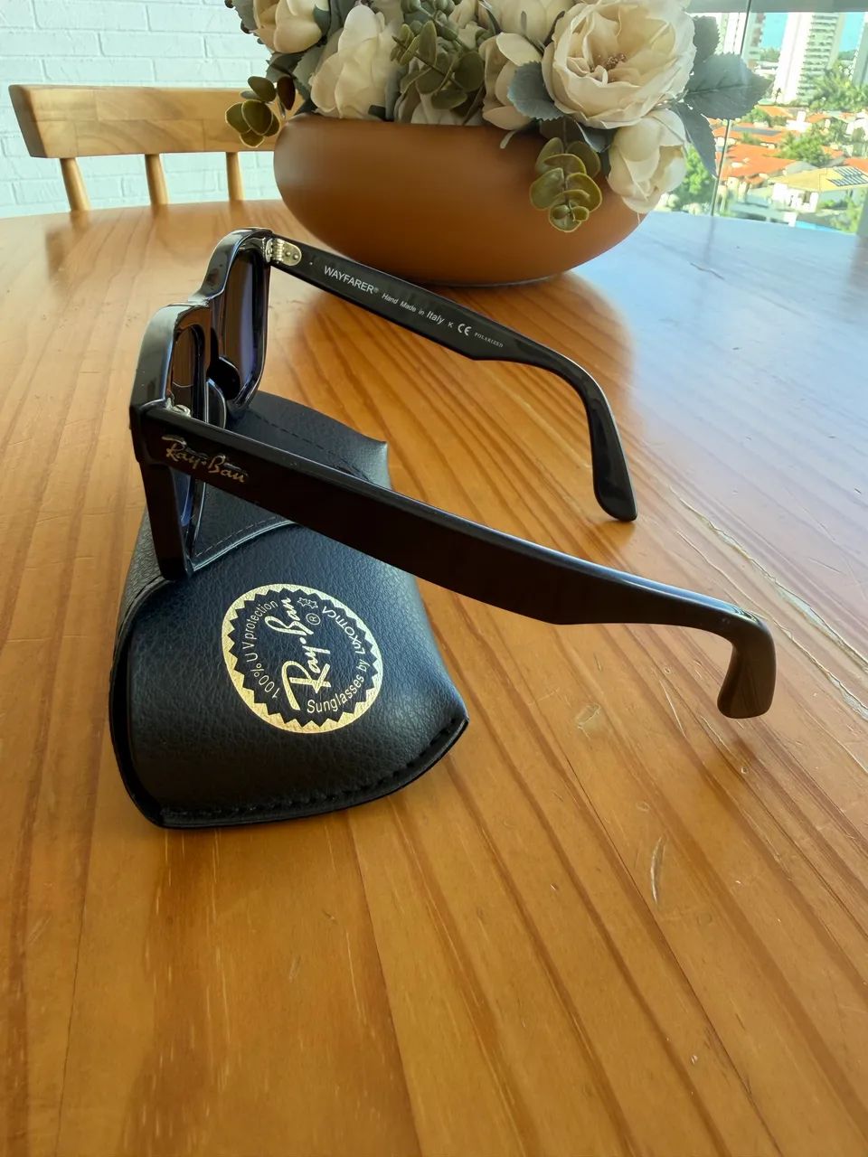 Óculos de sol Rayban modelo wayferer versão polarizada  - Foto 4