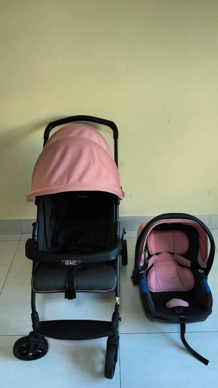 Carrinho e bebê conforto burigotto - Foto 2