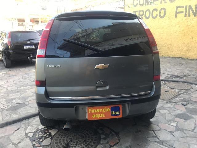 Chevrolet Meriva 1.4 8v flex Couro (Queima de estoque) + kit gas - Foto 7