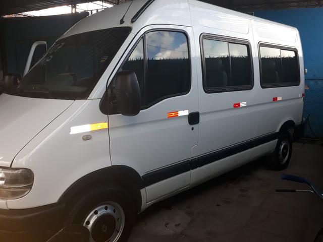 Renault master 2.5 turbo, 16 lugares,2007, motor feito semana passada!!!! - Foto 7