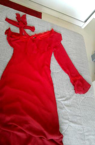 Vestido de festas vermelho - Foto 4