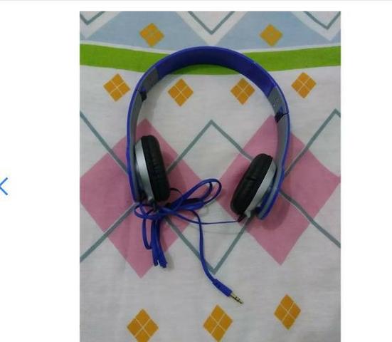Fone De Ouvido Estéreo Articulável Com Protetor Em Couro