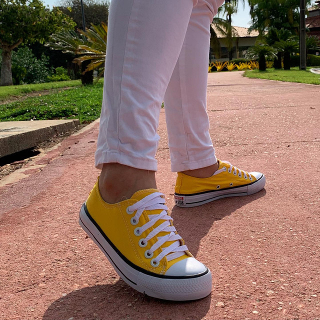all star amarelo 38