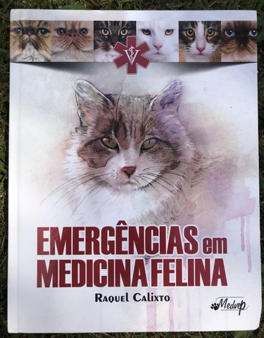 Livro Emergências em Medicina Felina usado em ótimo estado