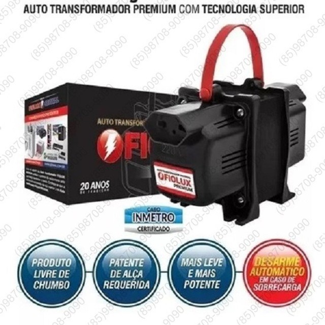 Transformador Fiolux Premium 1000/1050 watts de potencia - Foto 3