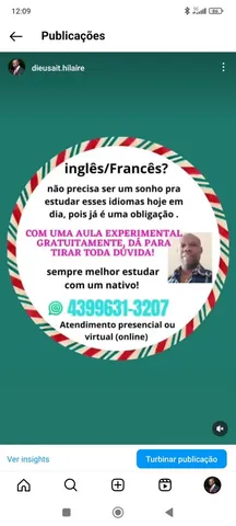 Aulas de ingles  +154 anúncios na OLX Brasil