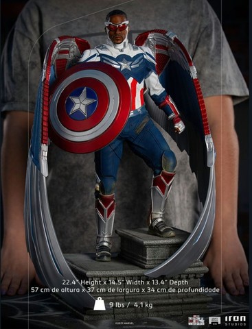 Captain America Sam Wilson Legacy Iron Studios Complete Edition - Foto 4