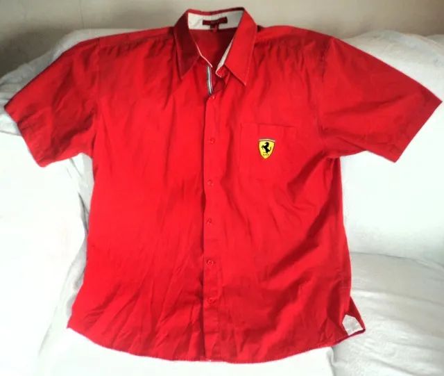 Camisa Ferrari Escuderia, Usado, Tamanho: XXL ( Item para Colecionador) - Foto 5