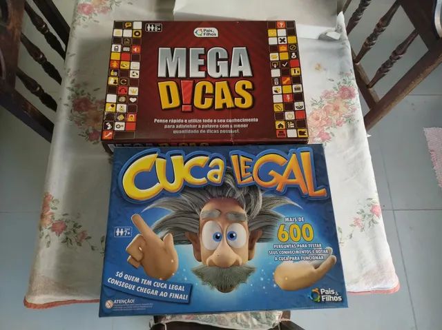 Combo - Jogo Cuca Legal 600 Perguntas + Jogo Mega Dicas