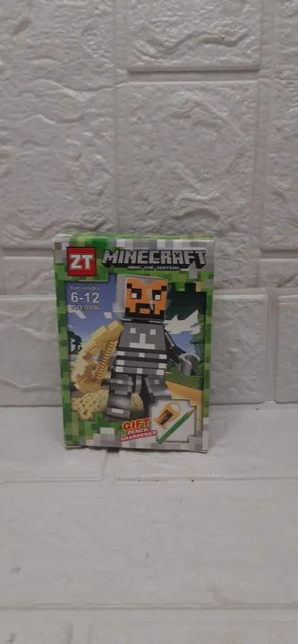 Minecraft - Boneco Articulado - Edição Limitada