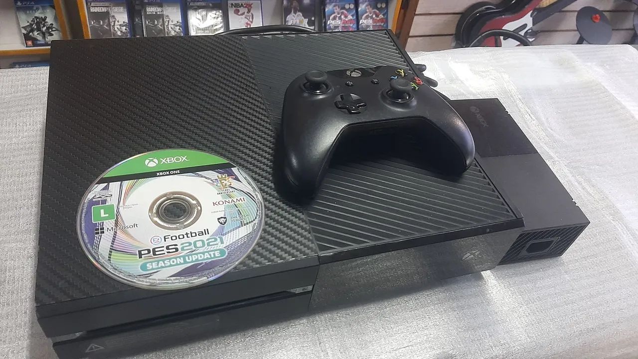 ONE 500GB + PES 2021. GARANTIA PARCELO 12X. LOJA FISICA. - Foto 3