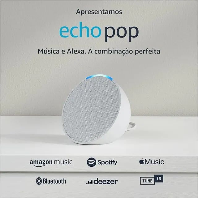 Echo Pop | Smart speaker compacto com som envolvente e Alexa - Foto 2